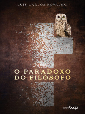 cover image of O paradoxo do filósofo